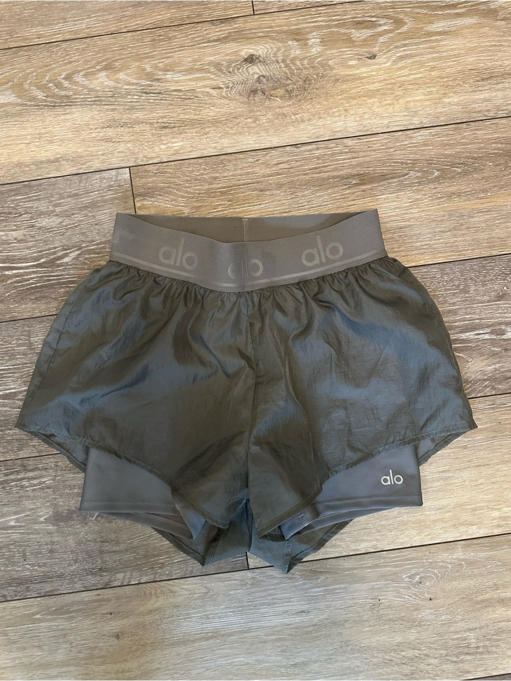 Alo Yoga Double Layer Athletic Shorts
